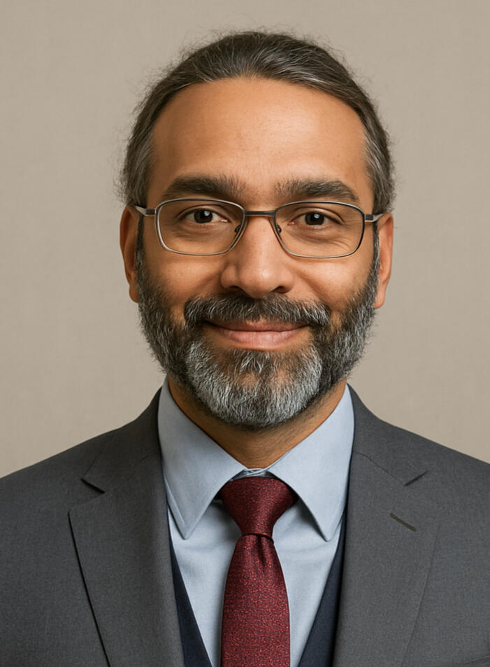 Portrait of Neelesh Kossambi confirming message received on NKABC Thank-You page.